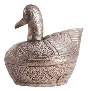 Burmese Duck Betel Box, 1950s