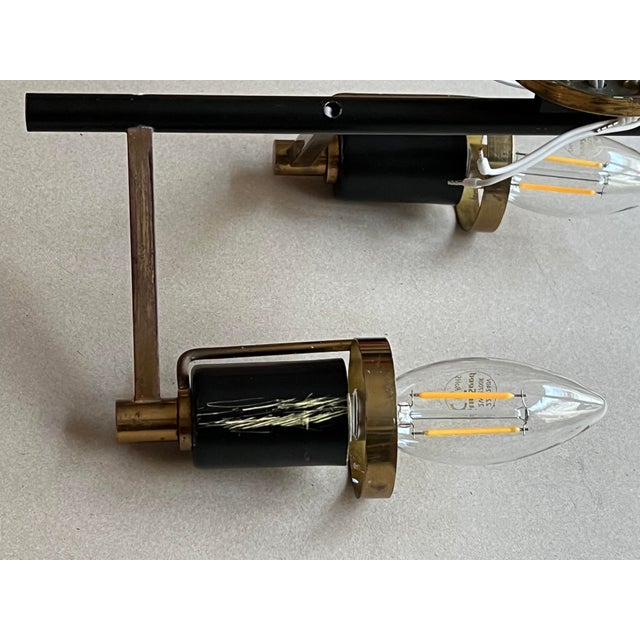Large Italian Wall Lights, 1950s, Set of 2 For Sale - Image 6 of 9