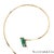 18k (750) Yellow Gold Stylish Tourmaline Necklace For Sale In New York - Image 6 of 14