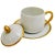 Fitz and Floyd 1980s Fitz & Floyd Pots De Creme Palais White Collection- Set of 12 For Sale - Image 4 of 12