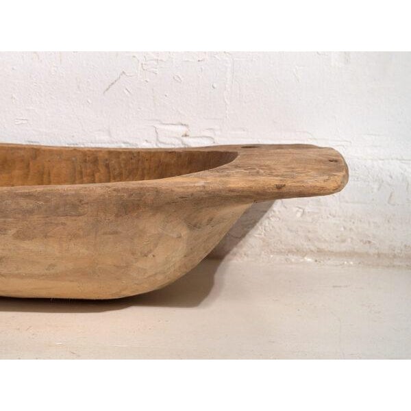 Antique Carved Wooden Bowl For Sale - Image 6 of 10