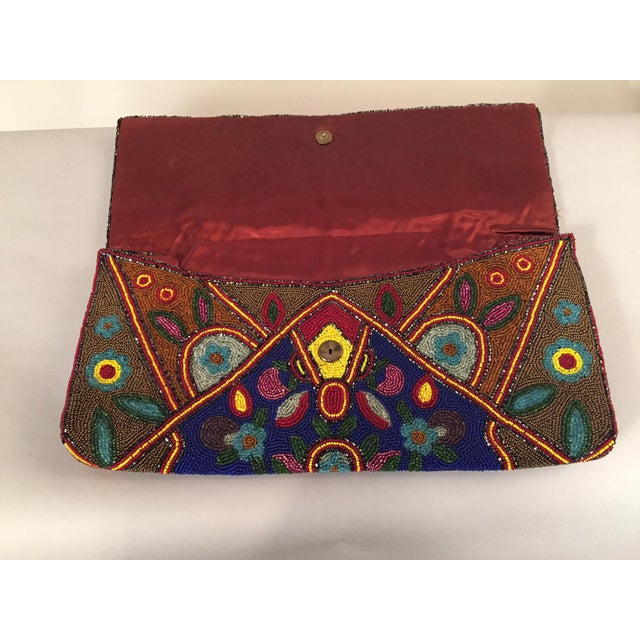 HUge 1930s Art Deco Beaded Clutch Bag Oversized Pristine Condition ...