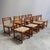 Remarks: Set of eight Asko dining chairs, Finland 1960s Oak wood frames with wool upholstered seats. All in very good...