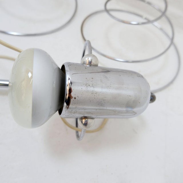 Metal Cielo-Terra Adjustable Chrome Floor Lamp by Francesco Fois for Reggiani, 1960s For Sale - Image 7 of 14