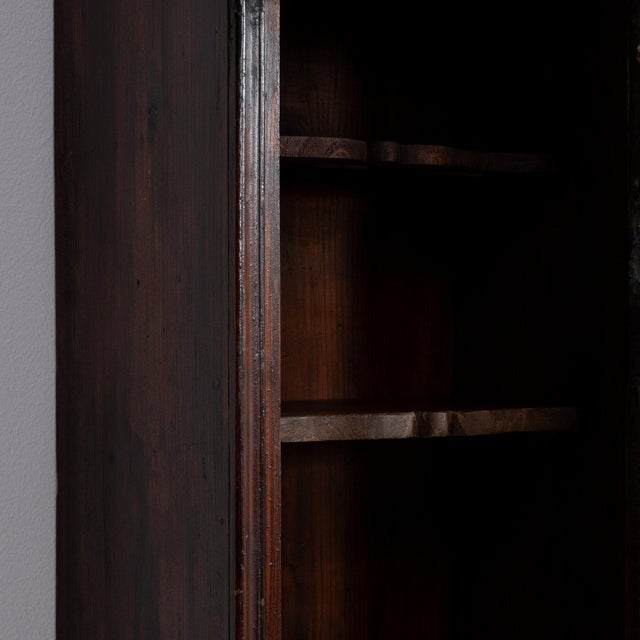 19th Century France Brown Wood Display Cabinet For Sale - Image 9 of 10