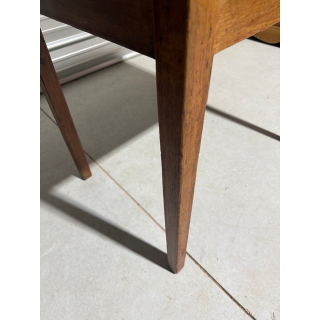 Antique Pine Table / Desk With Single Drawer From England For Sale - Image 13 of 18