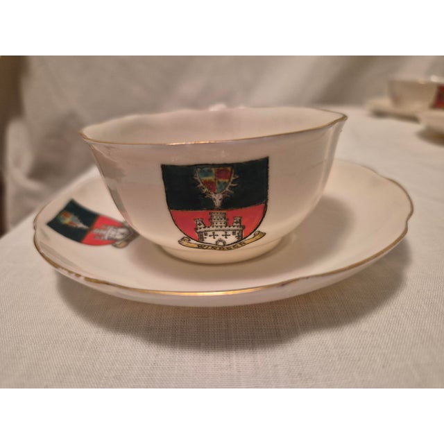 Antique Porcelain W. H. Goss Crested Demitasse China For Sale In Los Angeles - Image 6 of 12