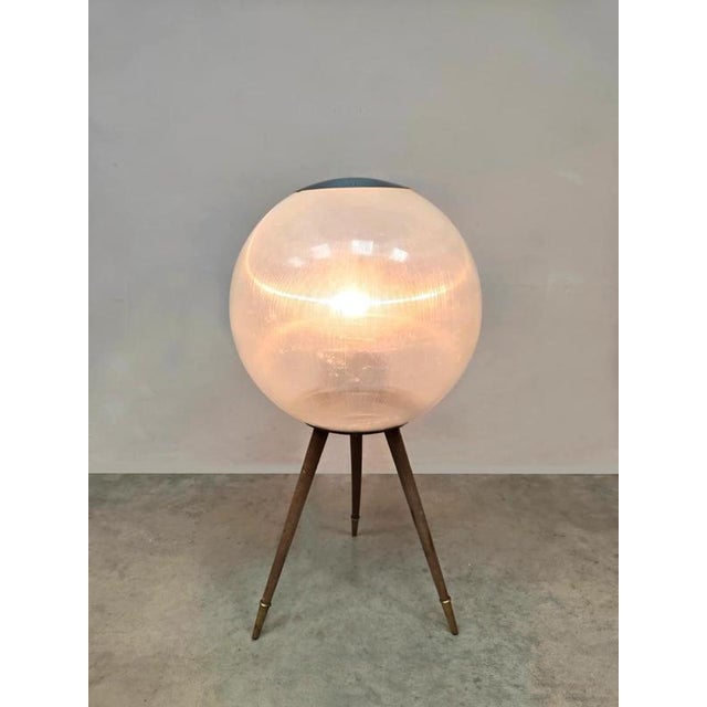 Vintage Space Age Tripot Ball Floor Lamp, 1970s For Sale - Image 4 of 8
