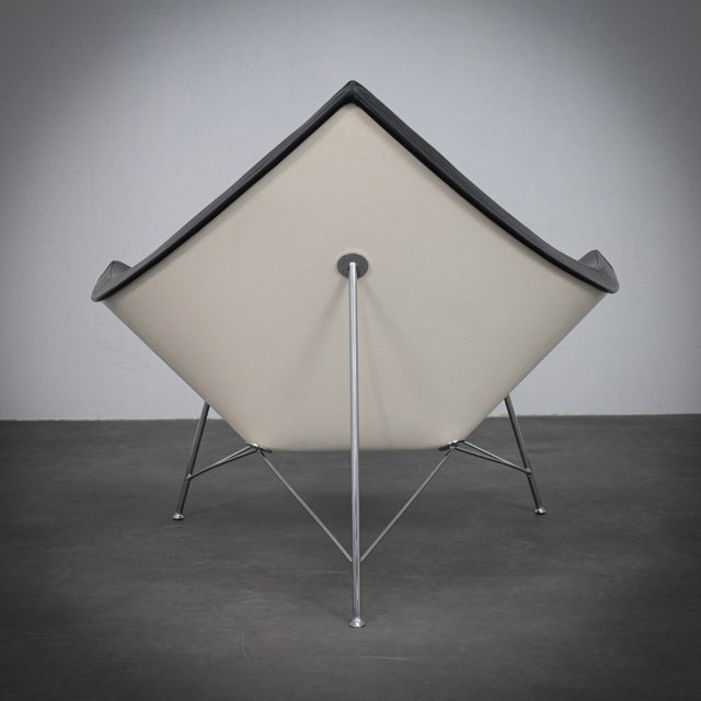 Vitra Coconut Lounge Chair in Leather by George Nelson for Vitra, 1955 For Sale - Image 4 of 11
