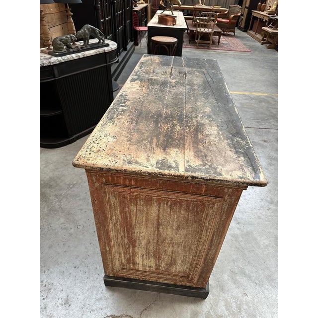 Brown Patinated Counter, Late 19th Century For Sale - Image 8 of 15
