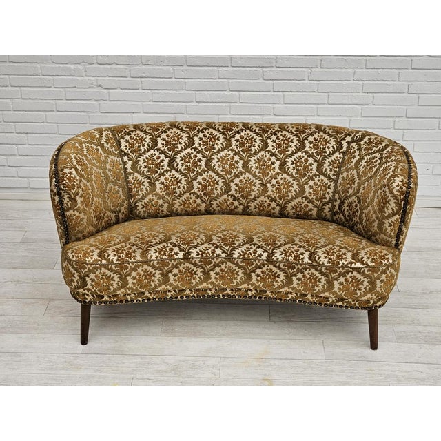 Vintage Danish Two-Seater Banana Sofa, 1960s For Sale - Image 18 of 18