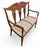Late 20th Century Antique Edwardian Settee With Wood and Mother-of-Pearl Inlay For Sale - Image 5 of 8