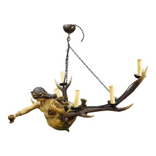 Antique Lusterweibchen of a Mermaid Ca. 1900 For Sale