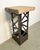 - Vintage Industrial side table manufactured in the 1960s - Made of solid wood and riveted iron - Weight of the table is...