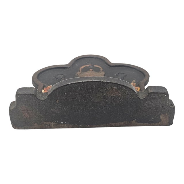 Early 20th Century American Cast-Iron Fireside Bookends, Pair For Sale - Image 10 of 15