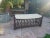 Antique Cast Iron and Vincenza Shell Limestone Top Desk For Sale - Image 4 of 13