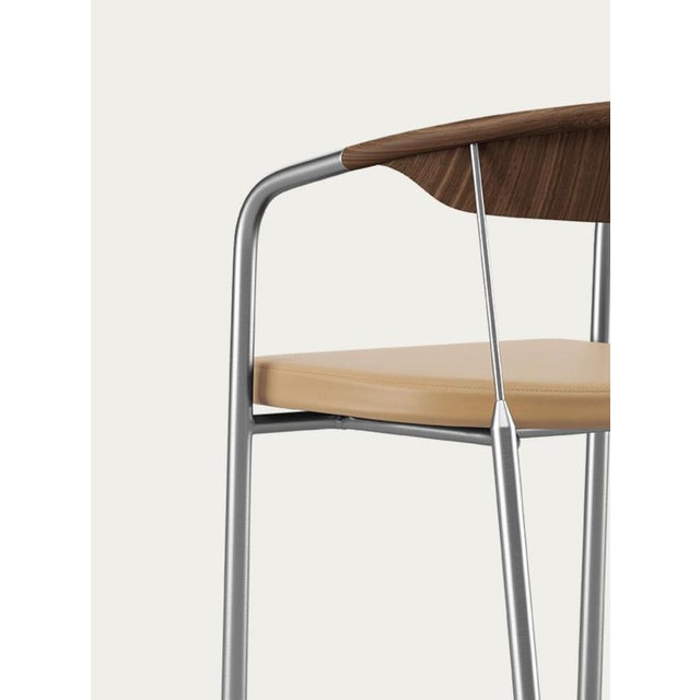 Chairman Chair in Walnut with Upholstery in Sand by Henrik Tengler for One Collection For Sale - Image 10 of 15