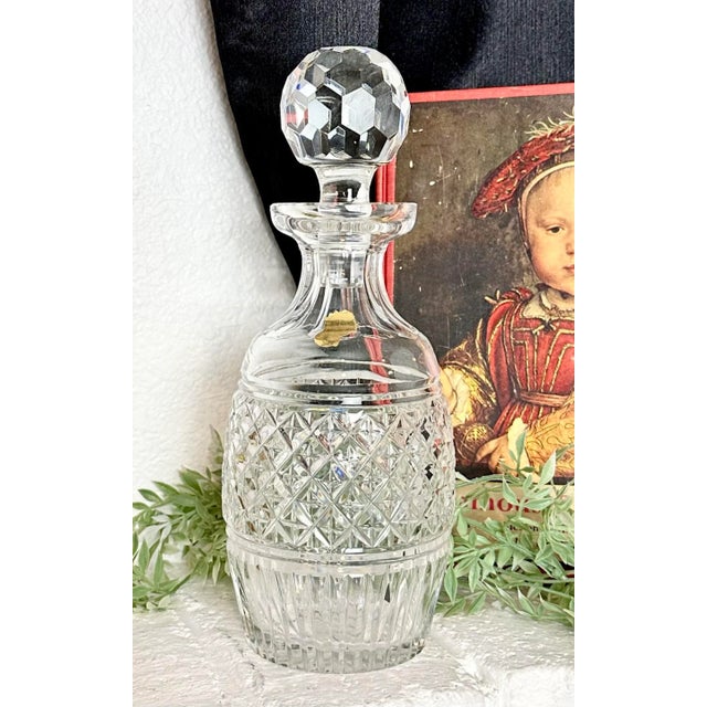 Late 20th Century Vintage Waterford Castletown Blown Glass Decanter For Sale - Image 5 of 9