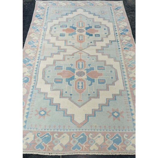 Turkish Vintage Rug 2'8" x 4'4" #21316 Explore a curated collection of hallway runners, wool rugs, and handmade...