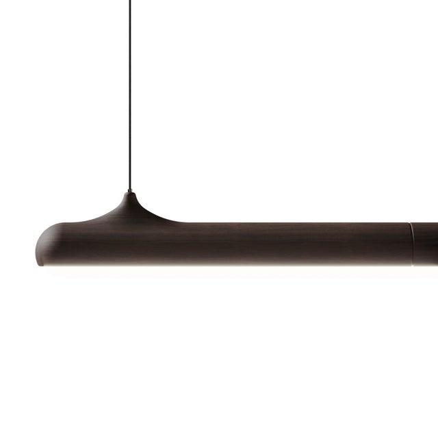 Contemporary Bruce Suspension Lamp by Wood Tailors Club For Sale - Image 3 of 6