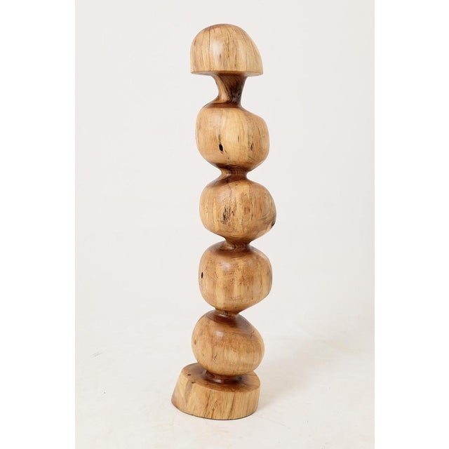 Still Stand Abstract Wood Sculpture by Logniture For Sale - Image 6 of 9