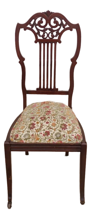 Chippendale Style Carved Mahogany Arm Chair