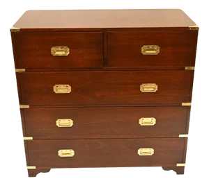 Campaign Mahogany Chest of Drawers