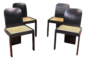 Vintage Italian Chairs by Pierluigi Molinari for Pozzi, 1970s, Set of 4