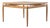 Vintage Danish Side Table by Grete Jalk for France + Son, 1960 For Sale