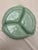 Mid-Century Modern American Mint Green & Gold Divided Ceramic Tray For Sale - Image 10 of 10