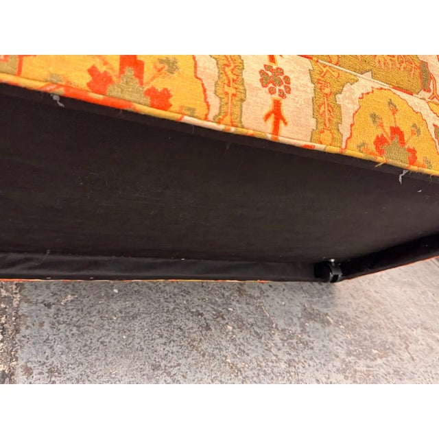 Patricia Edwards for Partridge Bespoke Upholstered Ottoman + Casters ...