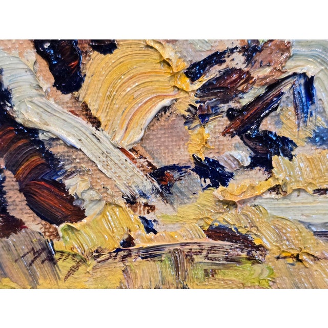 Wood Marjorie Reed - The Red Stage Coach Crossing the West- Oil Painting For Sale - Image 7 of 9