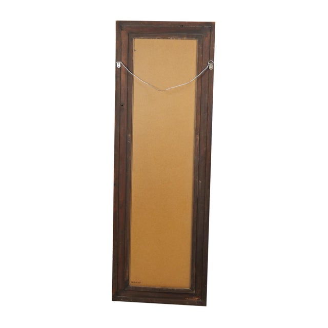 Wood Painted, Gilt and Ebonized Mid-20th Century Italian Venetian Style Wall Mirror For Sale - Image 7 of 9