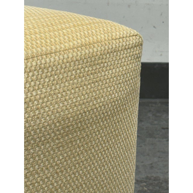 Ballard Designs Goldenrod Ottoman For Sale In San Francisco - Image 6 of 12