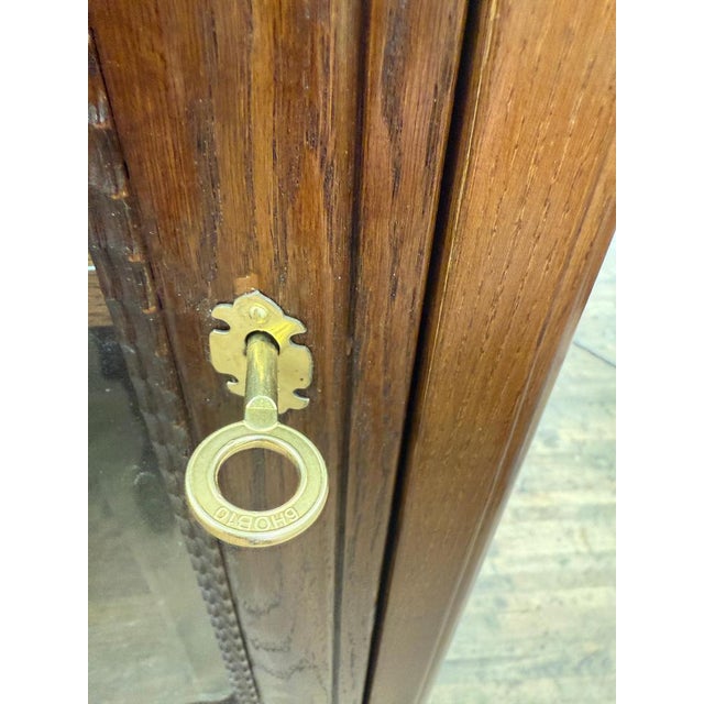 Antique Art Nouveau Display Cabinet, 1890s For Sale - Image 4 of 8