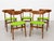 Kelly Green Mid Century Modern Teak Danish Dining Chairs by Farstrup Mobler, Set of Five For Sale - Image 8 of 10