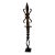 Early 20th Century Ceremonial Prestige Knife with Hide-Wrapped Hilt on Custom Base Kongo For Sale