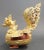 Burmese Bird-Shaped Betel Gold Lacquered Box For Sale In Palm Springs - Image 6 of 13