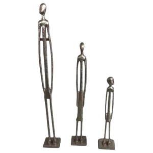 Silver Plated Figures - Set of 3