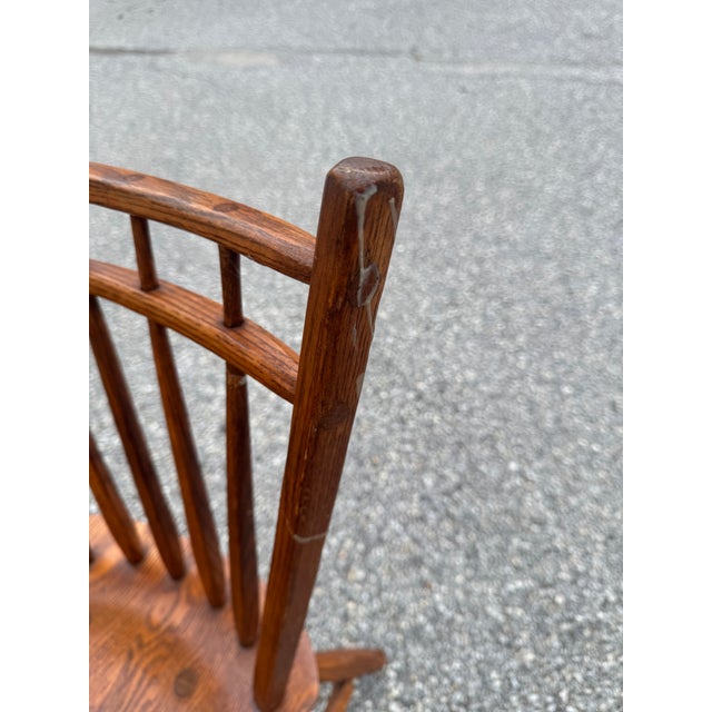 Vintage Windsor Style Dining Chairs by Hunt Furniture - Set of Six For Sale - Image 9 of 10