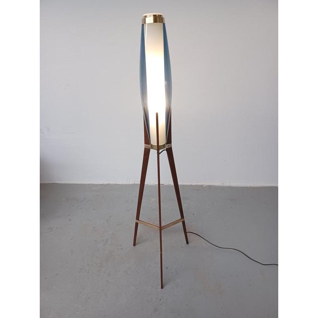 Danish Tripod Floor Lamp by Svend Aage Holm Sorensenen, 1950s For Sale - Image 4 of 9