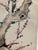 Textile Vintage Japanese Painted Silk Panel For Sale - Image 7 of 10