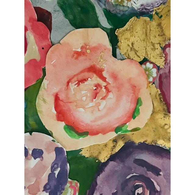 Framed Floral Water Color Signed, Signed Darr C 2010 For Sale In Chicago - Image 6 of 13