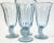 Frosted Blue Seashell Goblets- Set of Four For Sale - Image 12 of 12