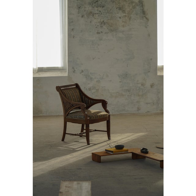 Vintage Art Nouveau Armchairs in Mahogany by Thorvald Bindesbøll, 1920s, Set of 2 For Sale - Image 18 of 18