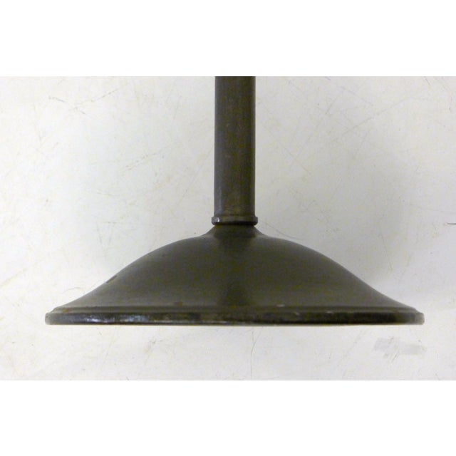 Mid-Century Modern Metal Standing Ashtray with Push-Button Lid, 1950s For Sale - Image 10 of 12