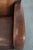 Brown Vintage Club Chair in Sheepskin Leather For Sale - Image 8 of 15
