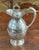 French Provincial Antique Silverplate Liqueur Set - Pitcher With 6 Goblets & Tray - Bacchus Grape -. c.1900–1930 For Sale - Image 3 of 10