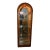 Howard Miller “Eternity Ii” Curio Grandfather Clock, Model 610-683, Oak Case With Illuminated Mirrored Interior For Sale