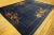 Art Deco 1920s Blue Navy Field Floral Antique Chinese Art Deco Carpet 9' X 11'4" Knotted Wool Rug For Sale - Image 3 of 15